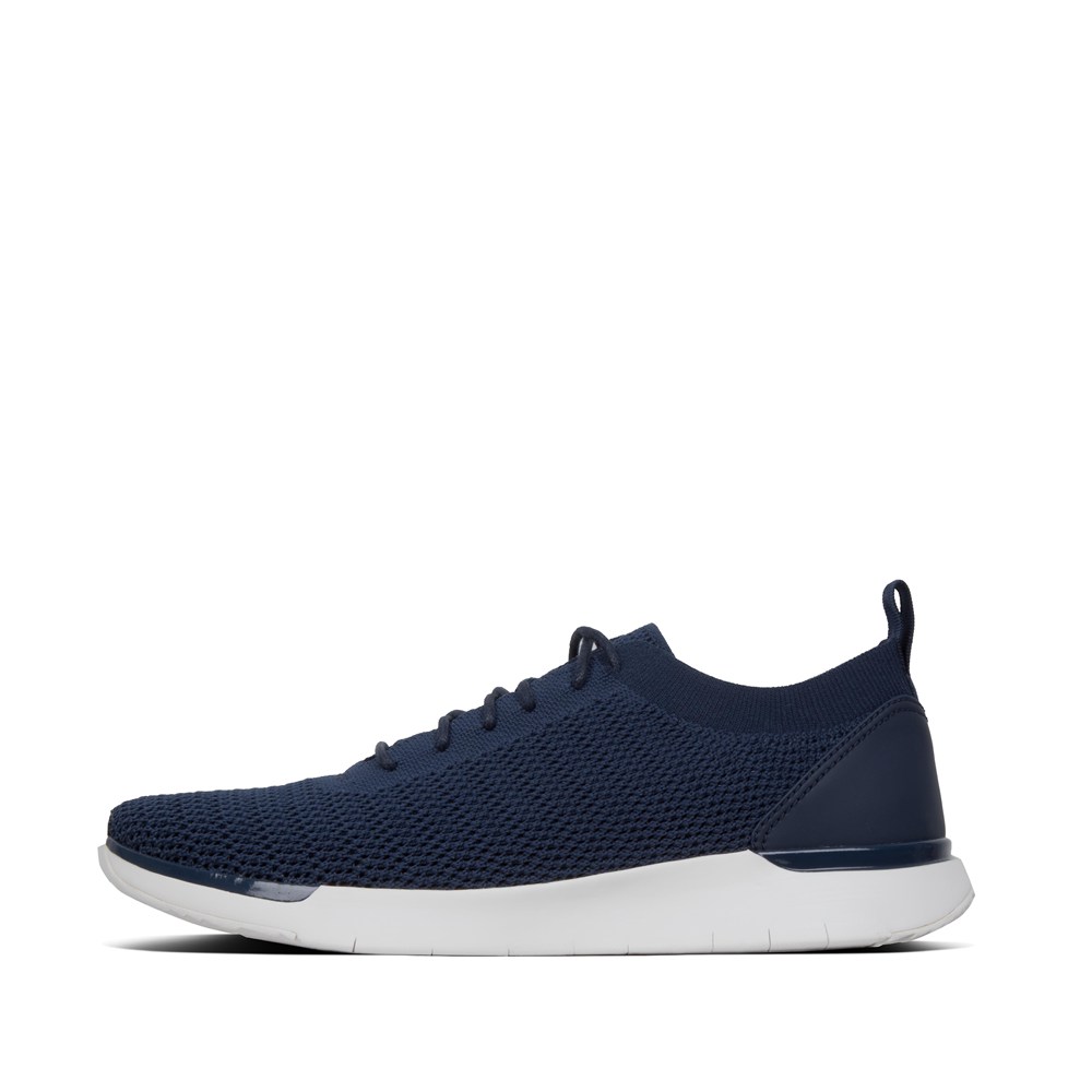 Fitflop Mens Sneakers Navy - Flexknit - 53YXPUDQA